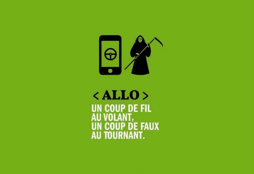 Visuel campagne sécurité routière · Allo