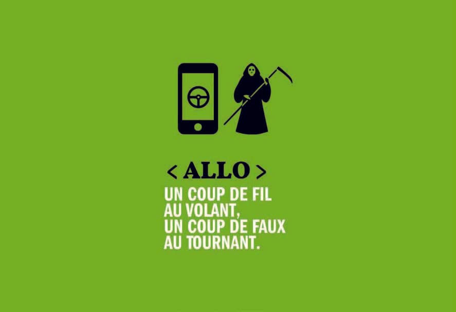 Visuel campagne sécurité routière — Allo
