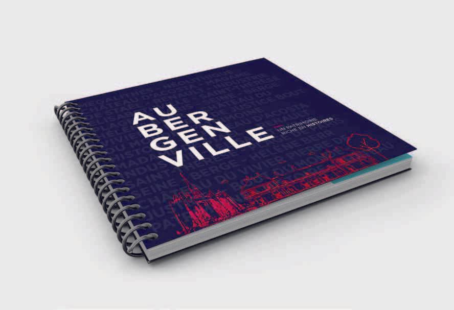 Livre patrimoine Aubergenville, branding éditorial