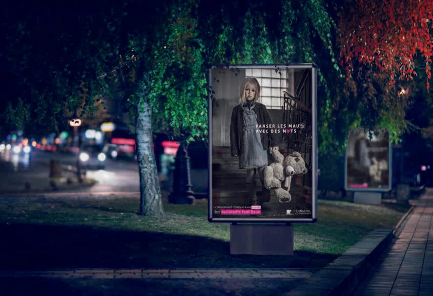 Campagne protection de l'enfance, affichage urbain