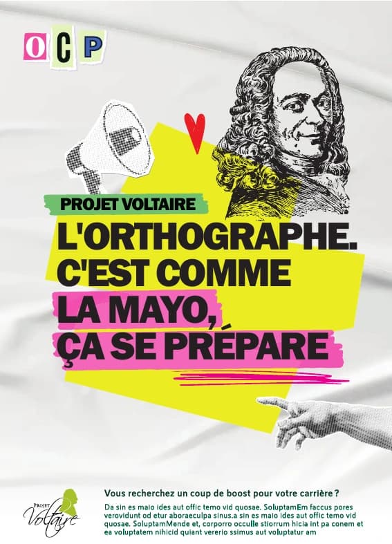 Projet Voltaire : L’orthographe, c’est comme la mayo