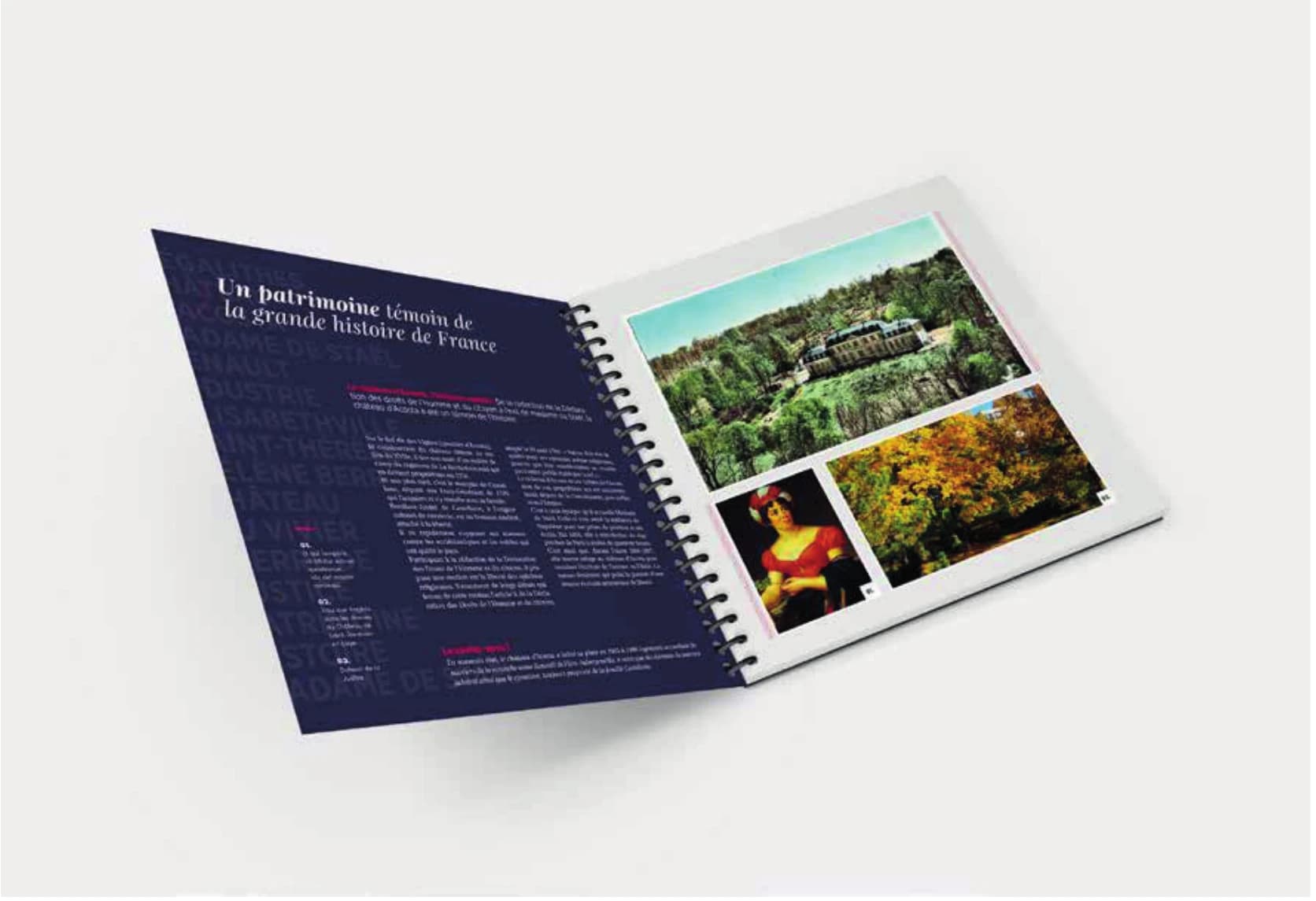 Aubergenville : double page de la brochure