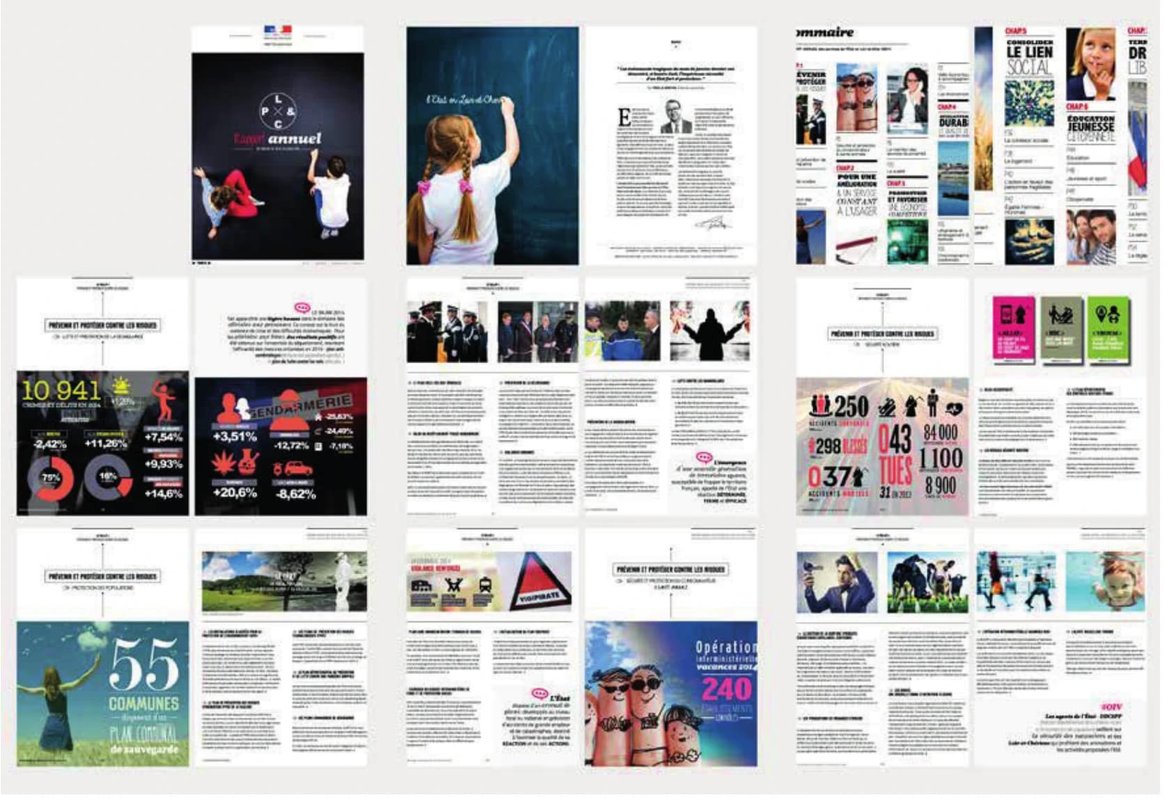 Services de l’État en Loir-et-Cher : sélection de doubles pages