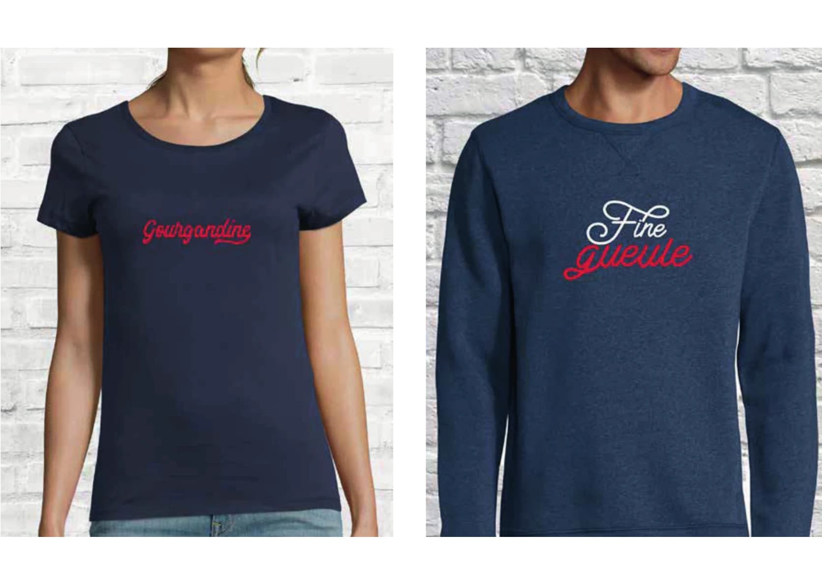 Marc & Guillaume : déclinaisons typographiques sur textile