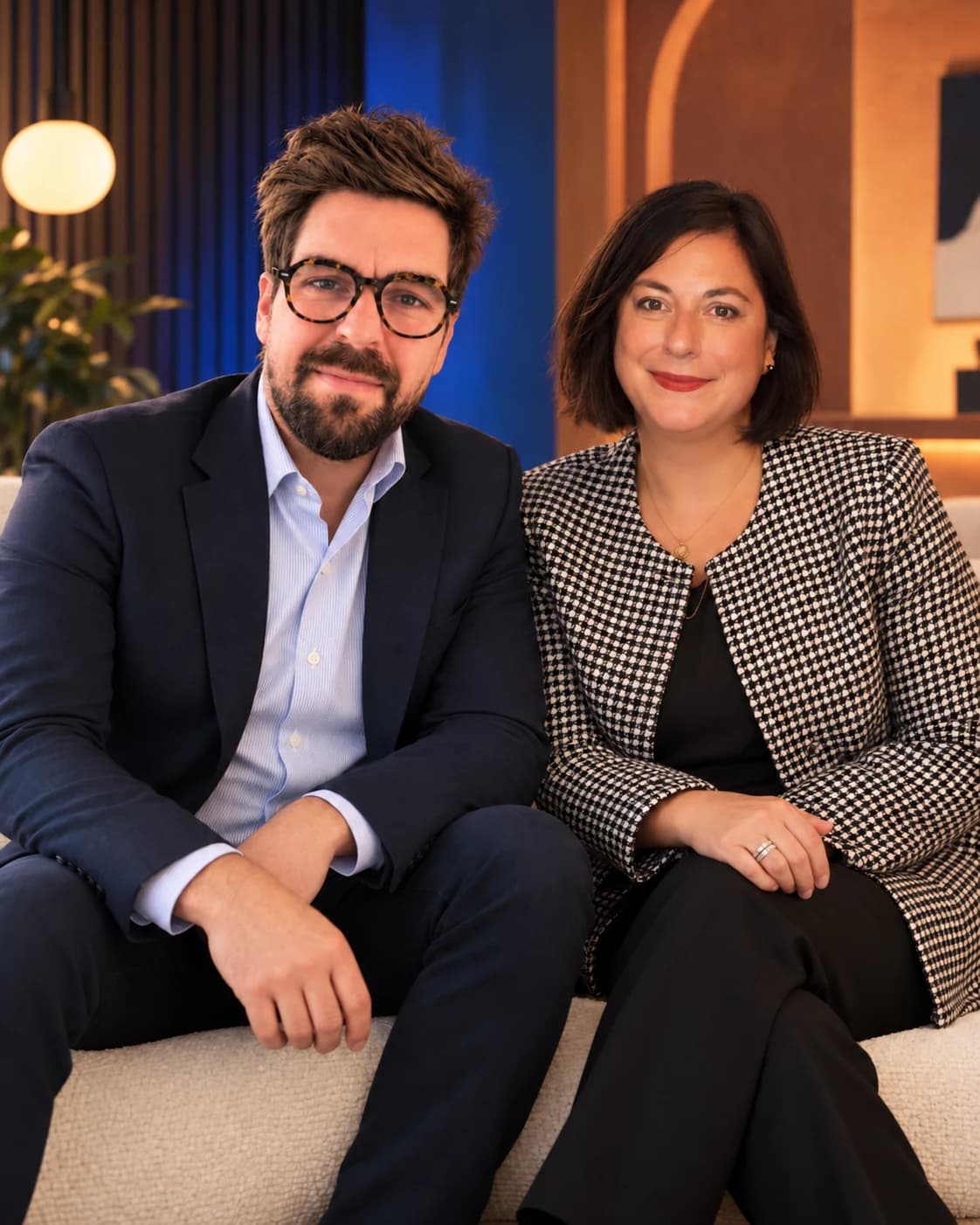 Marc Lugand-Sacy et Bénédicte Dubois, les deux associés d’Elmarq